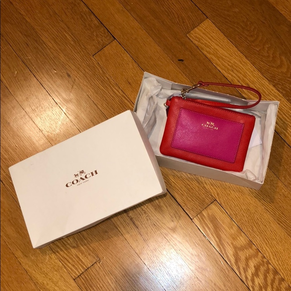 Brand new authentic coach wristlet